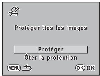 PENTAX K20D - Protéger toutes les images - 2