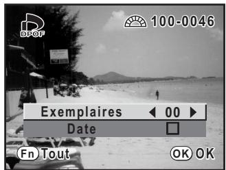 PENTAX K20D - Appuyez sur le bouton de navigation (▲). - 1