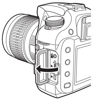 PENTAX K20D - Utiliser l'adaptateur secteur (optionnel) - 1