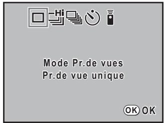 PENTAX K20D - Appuyez sur le bouton de navigation (▲). - 1