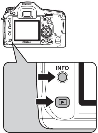 PENTAX K20D - Appuyez sur le bouton ▶ après avoir pris une photo. - 1