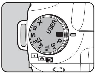 PENTAX K20D - Positionnez le sélecteur de mode sur ■. - 1