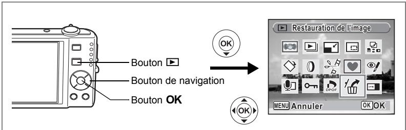 PENTAX OPTIO V20 - Suppression de toutes les images et fichiers son - 3