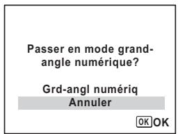 PENTAX OPTIO V20 - Utilisation de la fonction grand-angle numérique (mode grand-angle numérique) - 1