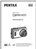 PENTAX OPTIO V20 - Vérification du contenu de l'emballage - 4