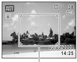 PENTAX OPTIO V20 - Confirmez le sujet et les paramètres de la prise de vue sur l'écran. - 1