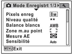 PENTAX OPTIO V20 - Réglage de la fonction grand-angle numérique - 3