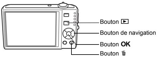 PENTAX OPTIO V20 - Appuyez sur le bouton de navigation (◀▶). - 1