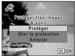 PENTAX OPTIO V20 - Protection de l'ensemble des images/des fichiers son - 2