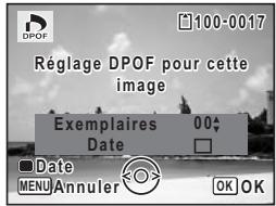 PENTAX OPTIO V20 - Appuyez sur le bouton OK. - 1