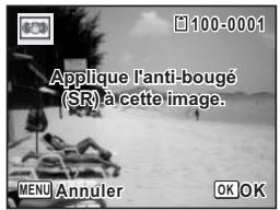 PENTAX OPTIO V20 - Correction des bougés de l'appareil avec Digital SR - 1