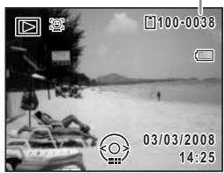 PENTAX OPTIO V20 - Appuyez sur le bouton ▶ après avoir pris une photo. - 1