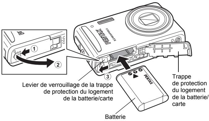 PENTAX OPTIO V20 - Charge de la batterie - 3