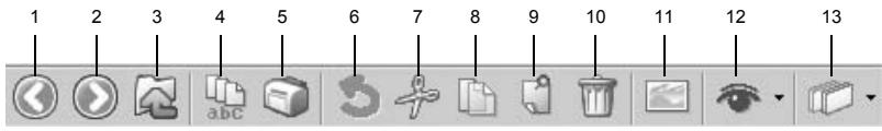PENTAX PHOTO BROWSER 2.1 - Barre d'outils - 1
