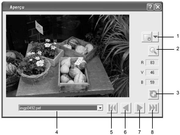 PENTAX PHOTO BROWSER 2.1 - Panneau d'aperçu - 1