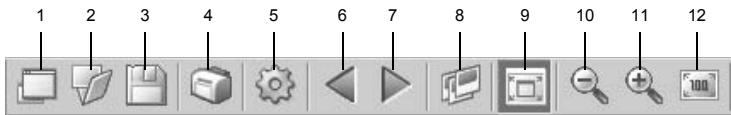 PENTAX PHOTO BROWSER 2.1 - - Barre d'outils - 1