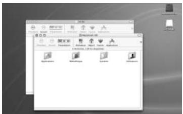 PENTAX PHOTO BROWSER 2.1 - Double-cliquez sur l'icône [Macintosh HD] du bureau. Le dossier [Macintosh HD] s'ouvre. - 1