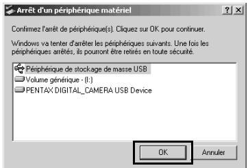 PENTAX PHOTO BROWSER 2.1 - Mettez l'appareil hors tension et débranchez le câble USB de votre PC et de votre appareil. - 4