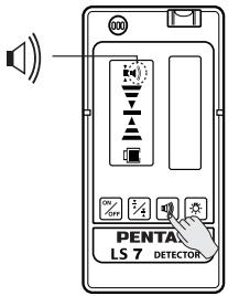 PENTAX PLP-700 - [Activation du signal sonore de réception du faisceau] - 1