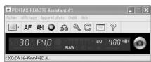 PENTAX REMOTE ASSISTANT - Zone d'affichage du viseur virtuel - 3