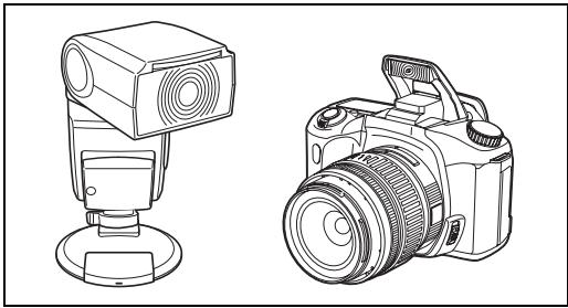 PENTAX AF 540 FGZ - Utilisation de l'AF540FGZ associé au flash incorpore - 1
