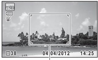 PENTAX LS465 - Vérifiez le sujet et les informations de prise de vue sur l'écran. - 1