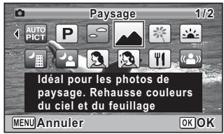 Paysage 1/2 Ideal pour les photos de paysage. Rehausse couleurs du ciel et du feuillage
