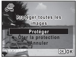 Protéger toutes les images Protéger • Ôter la protection Annuler OK OK