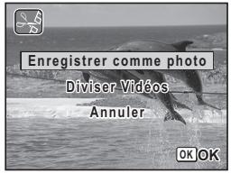 Enregistrer comme photo Diviser Vidéos Annuler OK OK