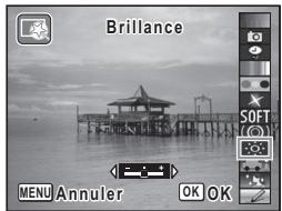 Brillance MENU Annuler OK OK