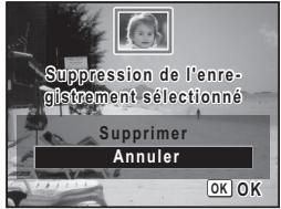 Suppression de l'enregistrement sélectionné Supprimer Annuler OK OK