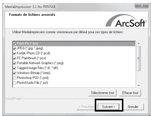 MediaImpression 3.1 for PENTAX Formats de fichiers associés Utiliser MediaImpression comme visienneuse par défaut pour ces types de fichiers: • Pack File*.txt • JPEG (*.jpg; *.png) • Kodak Photo CD (*.pdf) • PC Paintbrush (*.psx) • Portable Network Graphics (*.png) • Tagged Image Files (*.jpg; *.s8) • Windows Blu-ray (*.bmp) • Photopilot PSD (*.pdf) • PhotoStudio File (*.pdf) Selective tout < Prevent> < Sustain > < Acrude