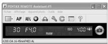 PENTAX REMOTE ASSISTANT 3 - Zone d'affichage du viseur virtuel - 2