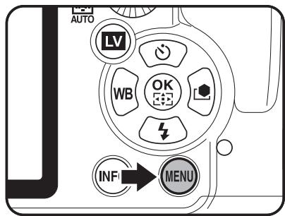 AUTO LV WB OK INF MENU