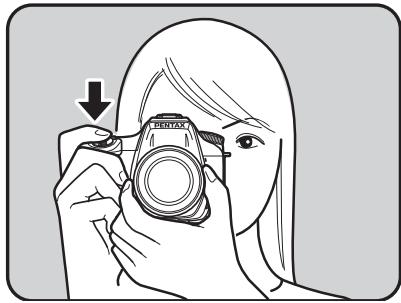 PENTAX K5 - Appuyez sur le déclencheur à fond. - 1
