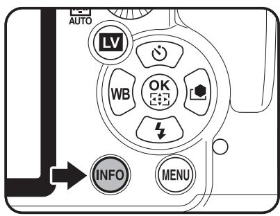 AUTO LV WB OK INFO MENU
