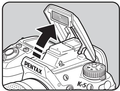 PENTAX K5 - Appuyez sur le bouton ↘. - 2