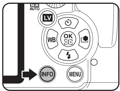 AUTO LV WB OK INFO MENU