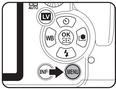 AUTO LV WB OK INF MENU