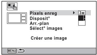 Pixels enreg Disposit° Arr.-plan Sélect° images Créer une image