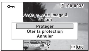 Protège cette image & ce son Protéger Ôter la protection Annuler OK OK