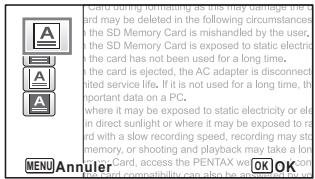 PENTAX WG1 - Prise de vue de texte (mode texte) - 2