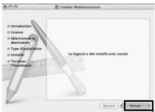 Installer MediaCompression Introduction Licence Selected into destinations Type d'installation installer Termination Time station La logiciel a été installé avec succès Reverse Finish