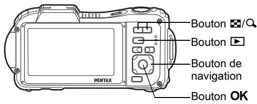 Bouton Bouton Bouton de navigation Bouton OK PENTAX