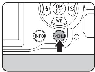 PENTAX K-50, K50, K50, K50, K50, K50, K50 - Appuyez sur le bouton MENU en état de pause. - 1