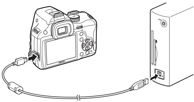 PENTAX K-50, K50, K50, K50, K50, K50, K50 - Raccordement de l'appareil à un ordinateur - 1
