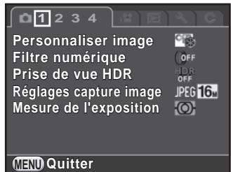 PENTAX K-50, K50, K50, K50, K50, K50, K50 - Appuyez deux fois sur le bouton de navigation (▶). - 1