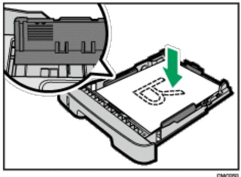 RICOH AFICIO SP3510SF - Ziehen Sie das Magazin 1 vorsichtig mit beiden Händen heraus. - 6