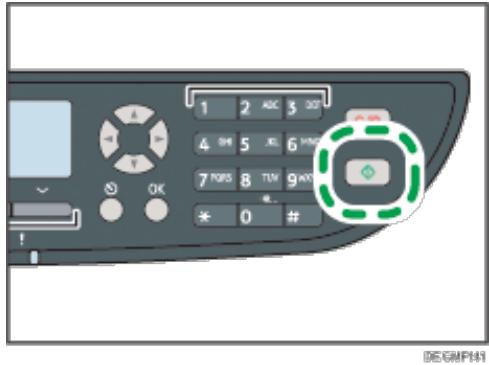 RICOH AFICIO SP3510SF - Drucken Sie auf die Taste [Start]. - 1