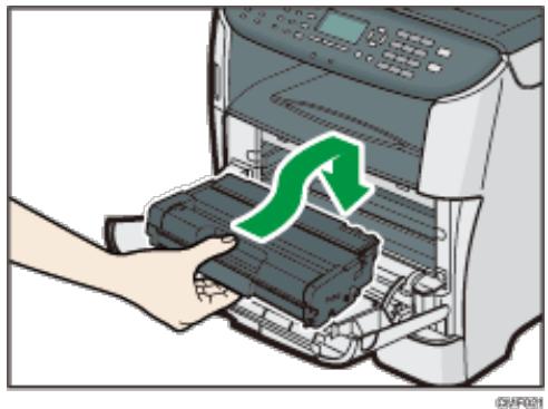 RICOH AFICIO SP3510SF - Entfernen Sie die Schutzfolie und die Schutzmaterialien. - 10